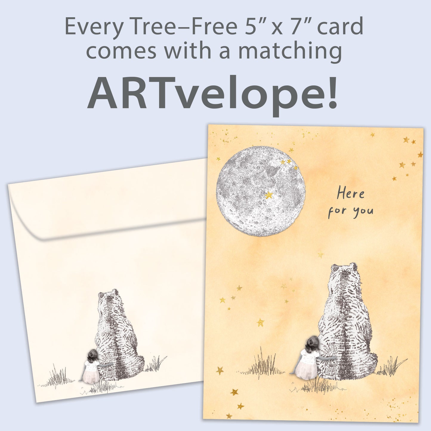 Comforting Bear Support & Encouragement Card