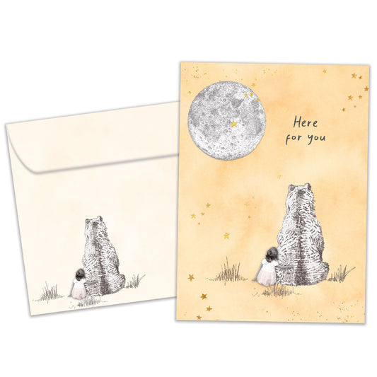 Comforting Bear Support & Encouragement Card