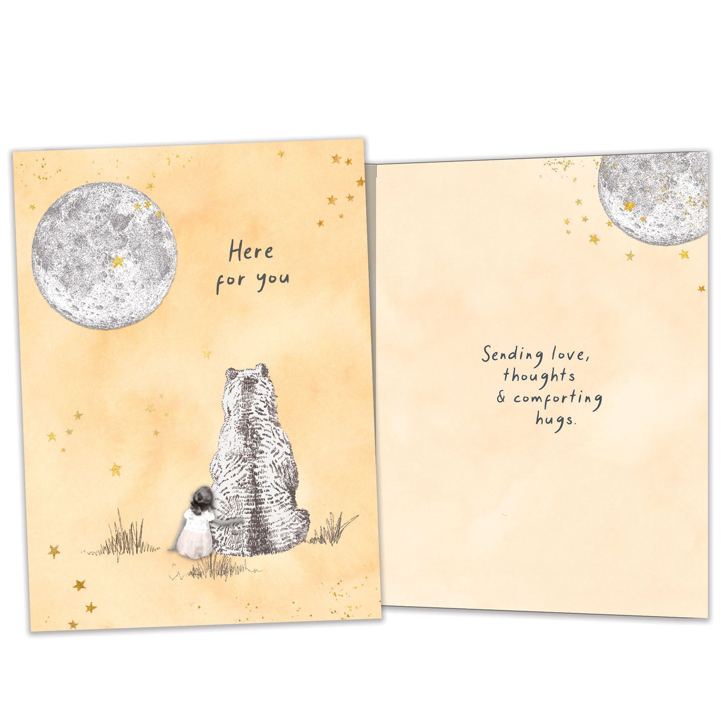 Comforting Bear Support & Encouragement Card