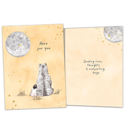 Comforting Bear Support & Encouragement Card
