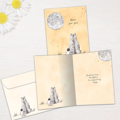 Comforting Bear Support & Encouragement Card