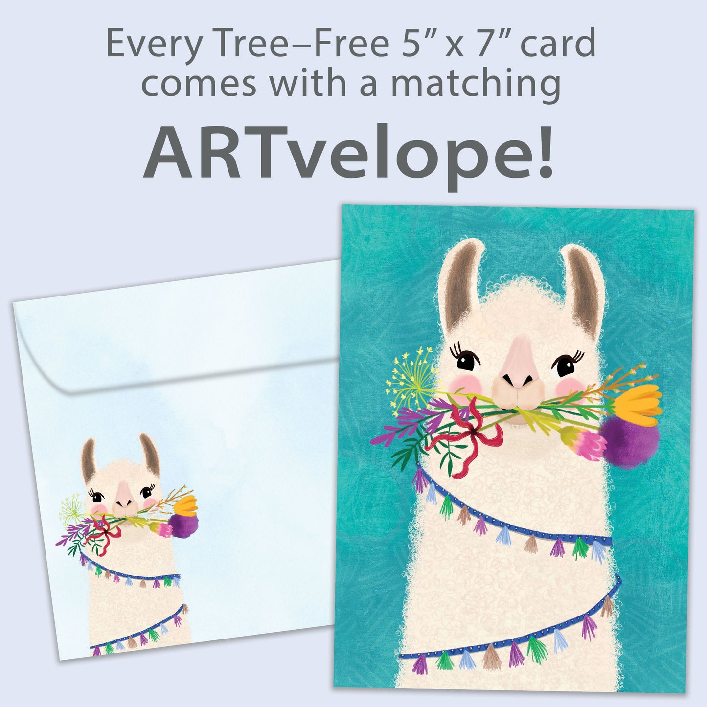 Amazing Llama Thank You Card