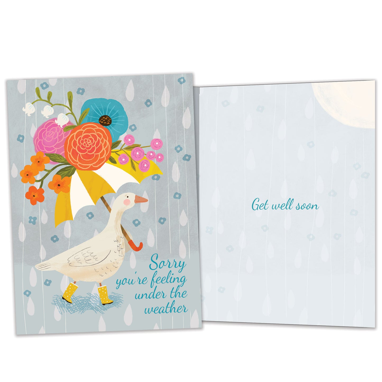 Under the Weather Get Well Card