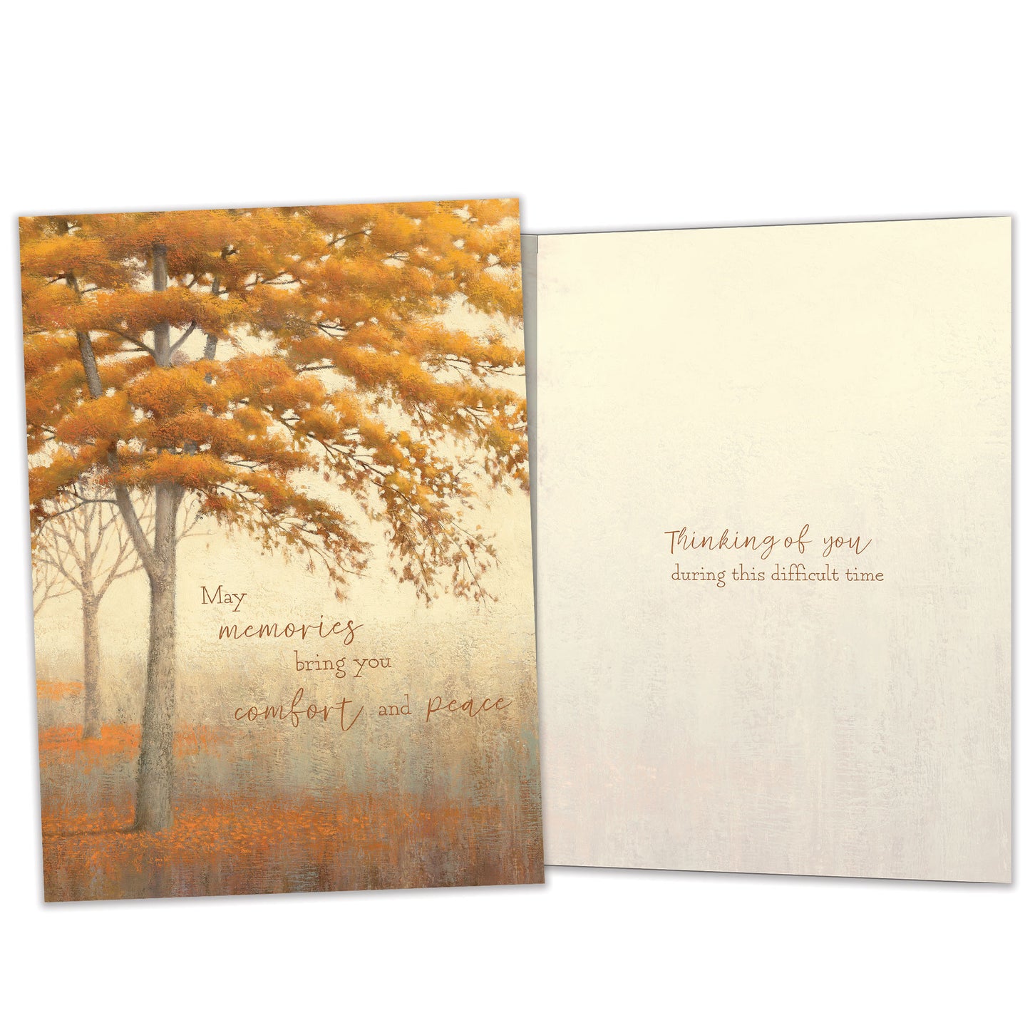 Autumn Memories Sympathy Card