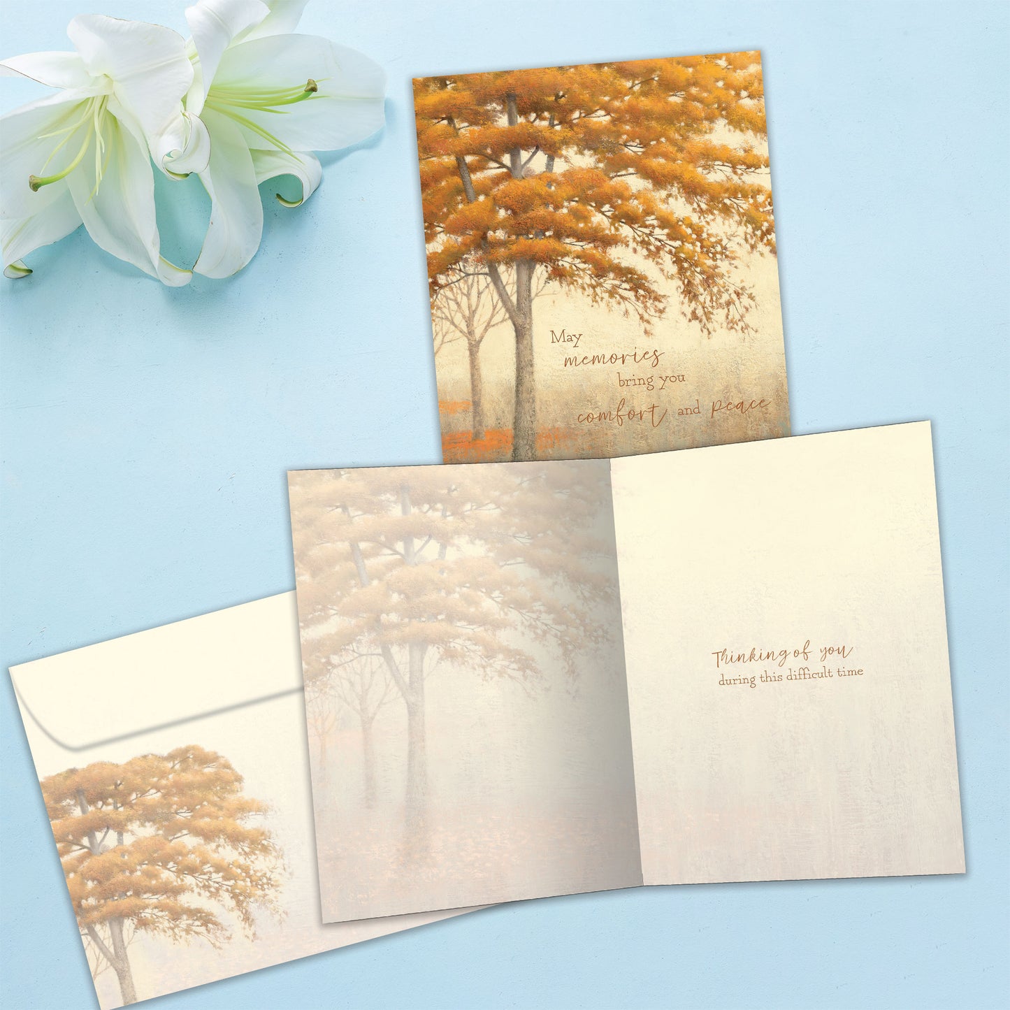 Autumn Memories Sympathy Card