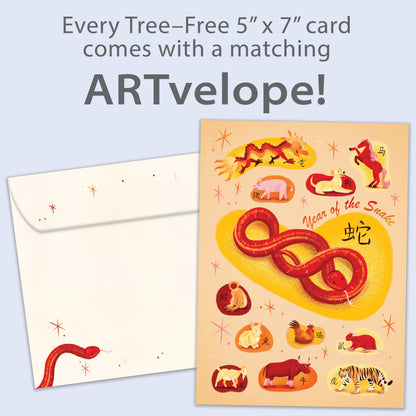 Year of Animals Chinese New Year’s Card