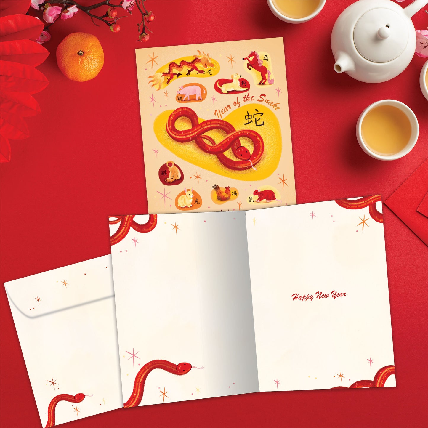 Year of Animals Chinese New Year’s Card