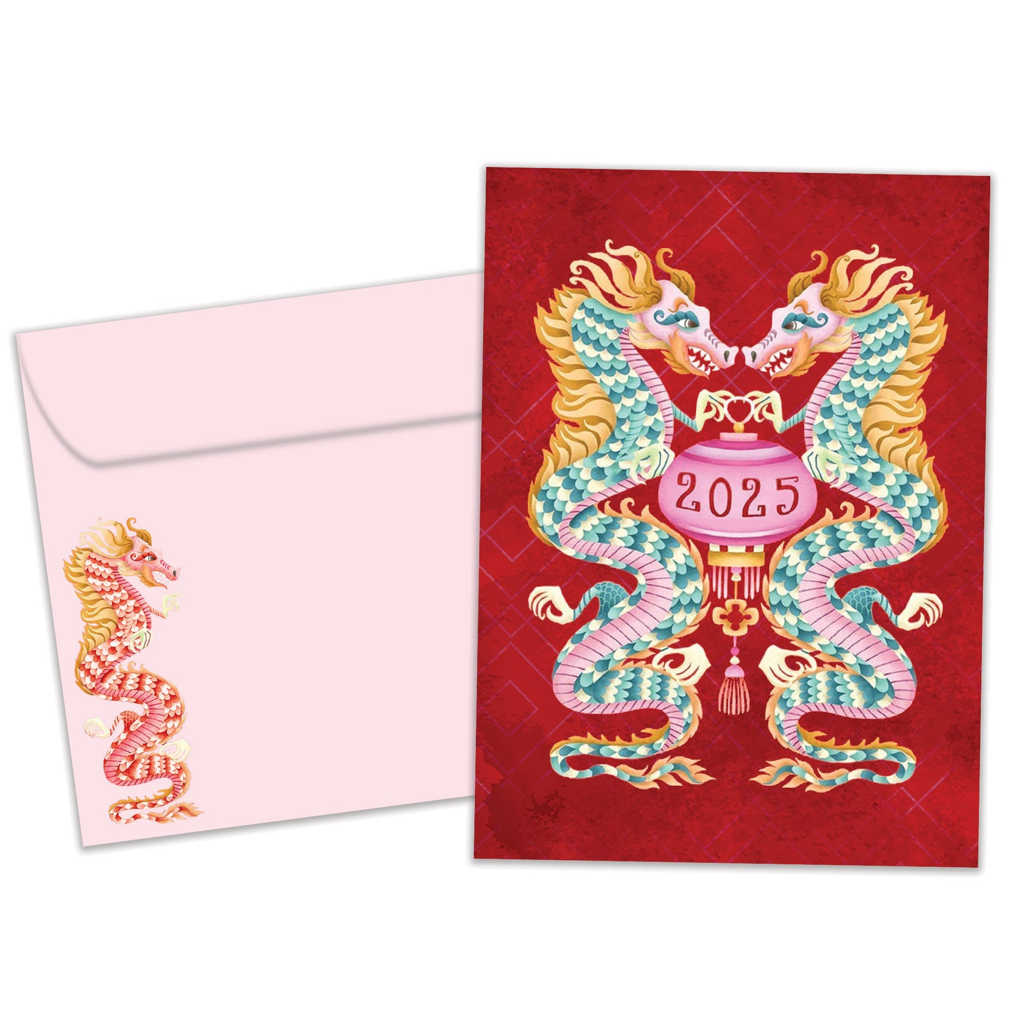 Dragon Lantern Chinese New Year’s Card
