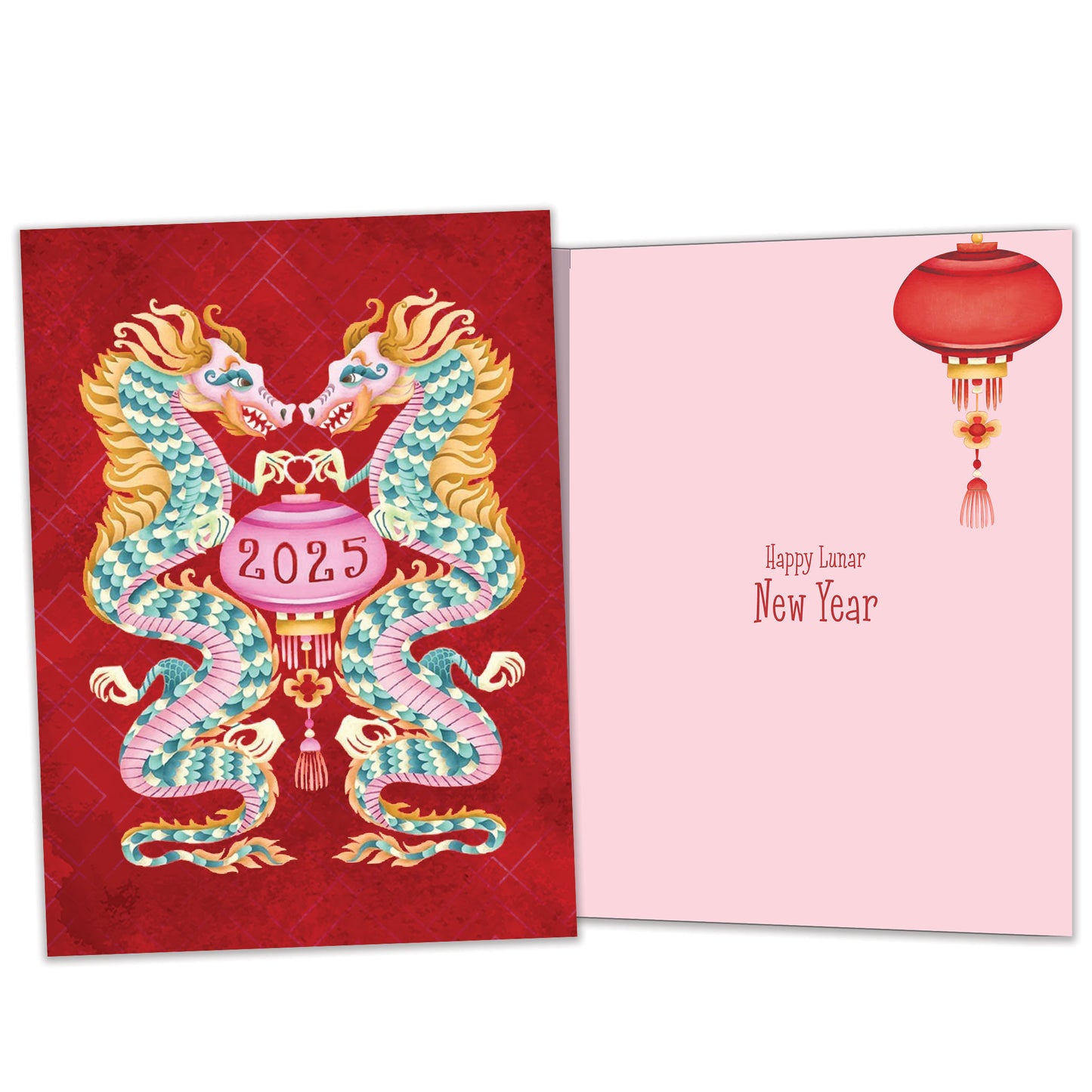Dragon Lantern Chinese New Year’s Card