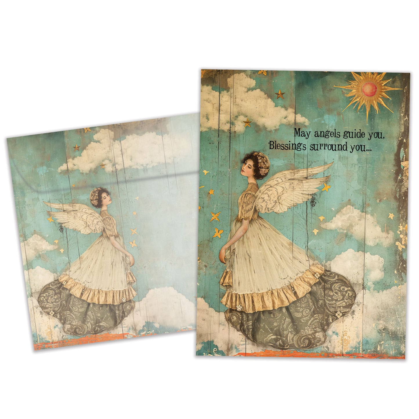 Angels and Blessings Support & Encouragement Card