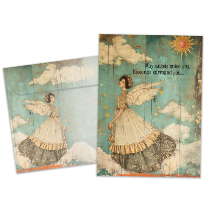 Angels and Blessings Support & Encouragement Card