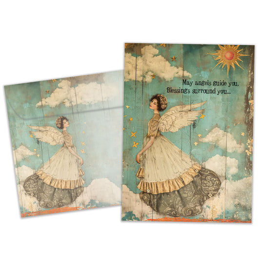 Angels and Blessings Support & Encouragement Card