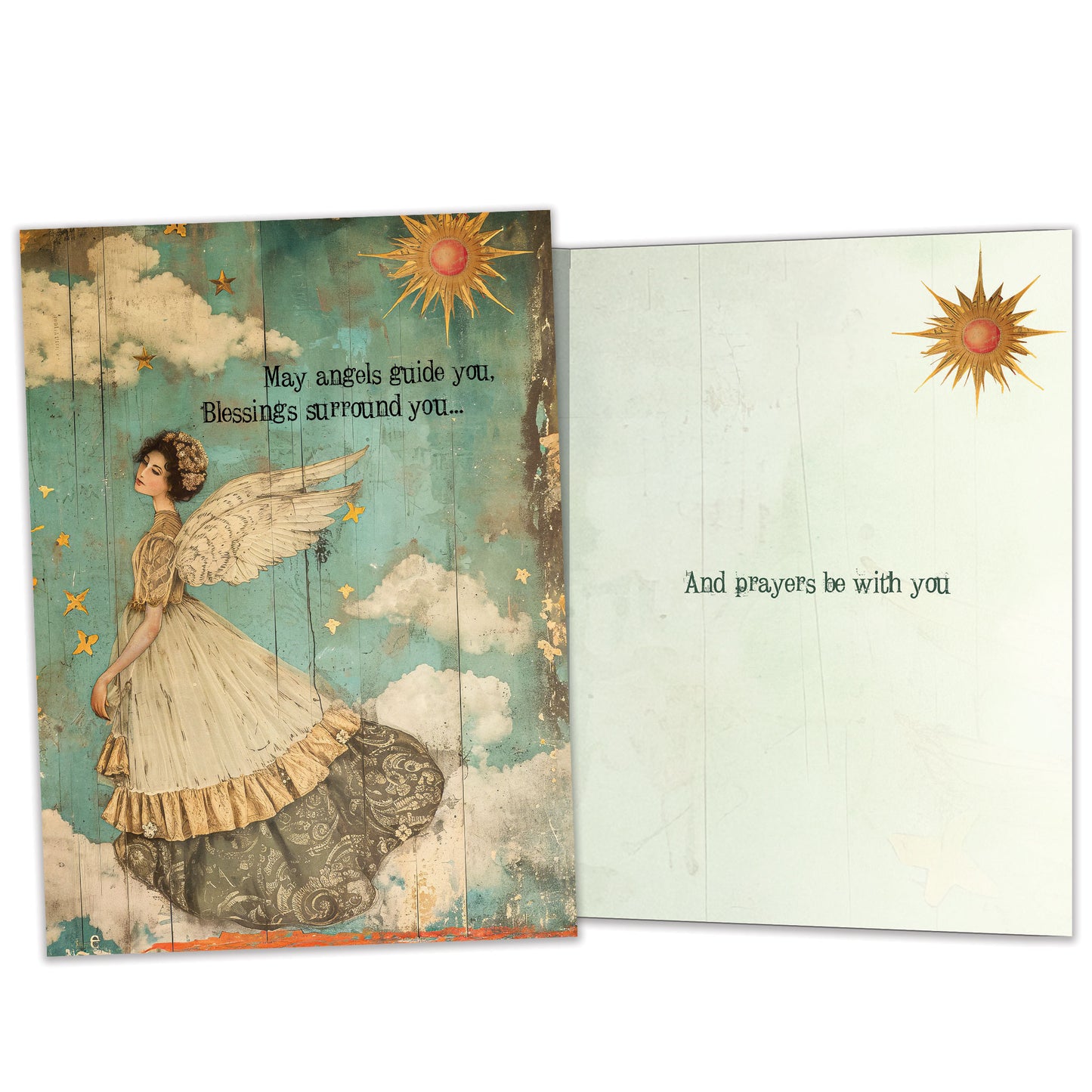 Angels and Blessings Support & Encouragement Card