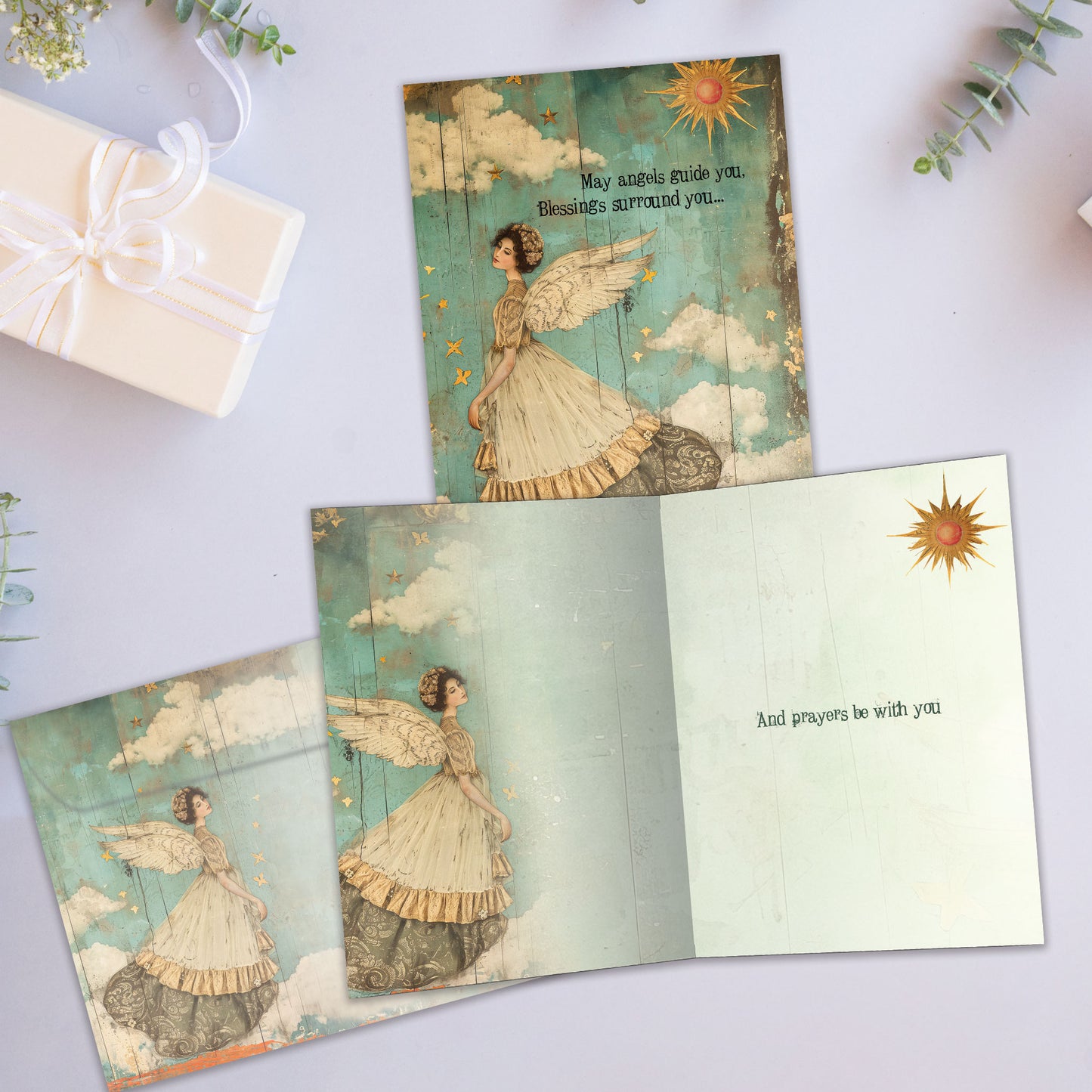 Angels and Blessings Support & Encouragement Card