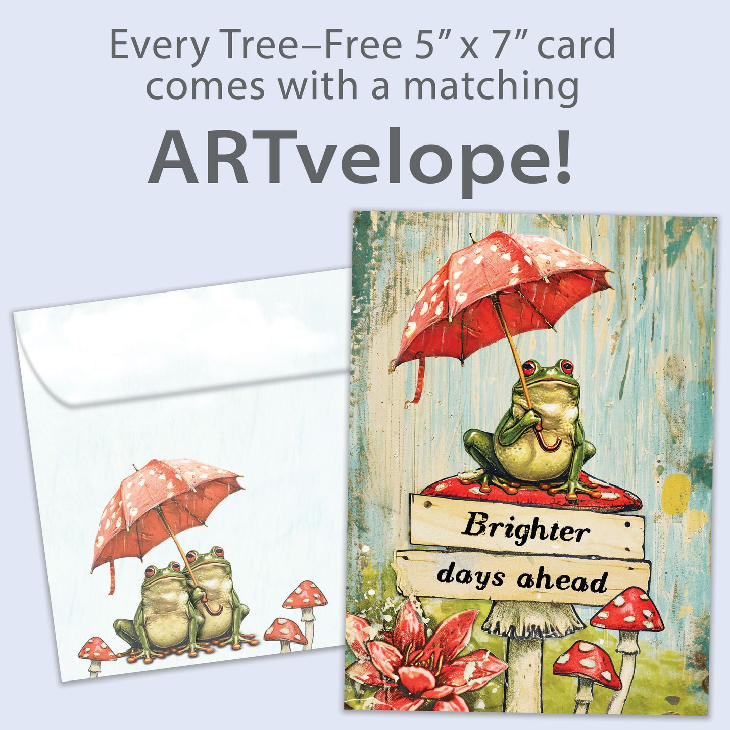 Brighter Frog Support & Encouragement Card