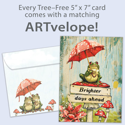 Brighter Frog Support & Encouragement Card