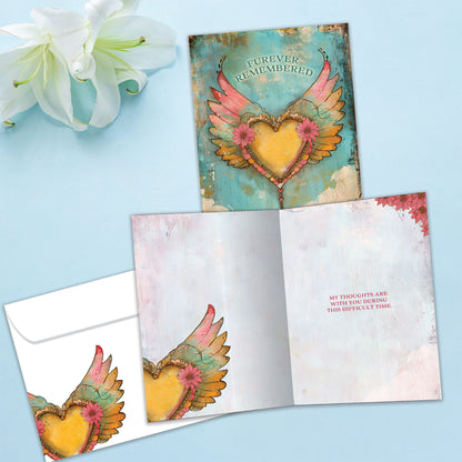 Furever Heart Pet Sympathy Card