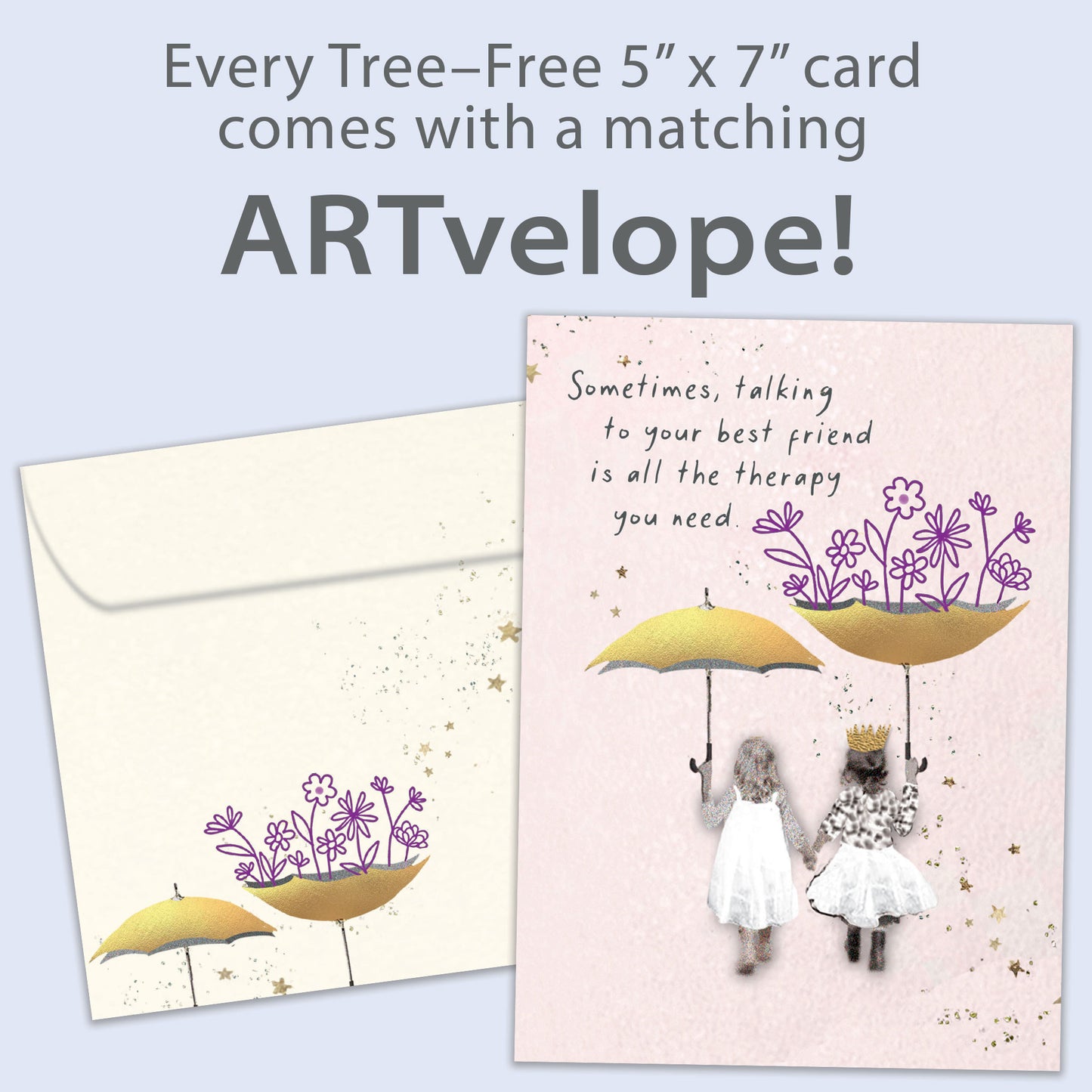 Wonderful Umbrellas Just Because Card