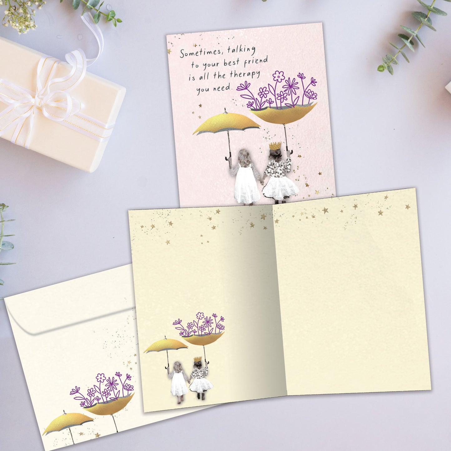 Wonderful Umbrellas Just Because Card