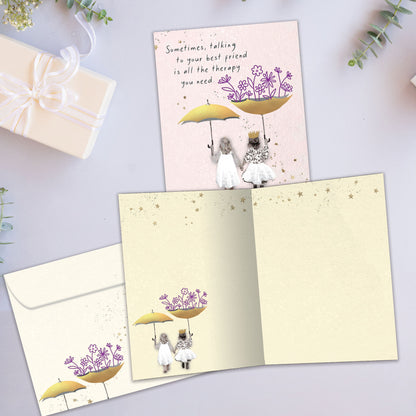 Wonderful Umbrellas Just Because Card