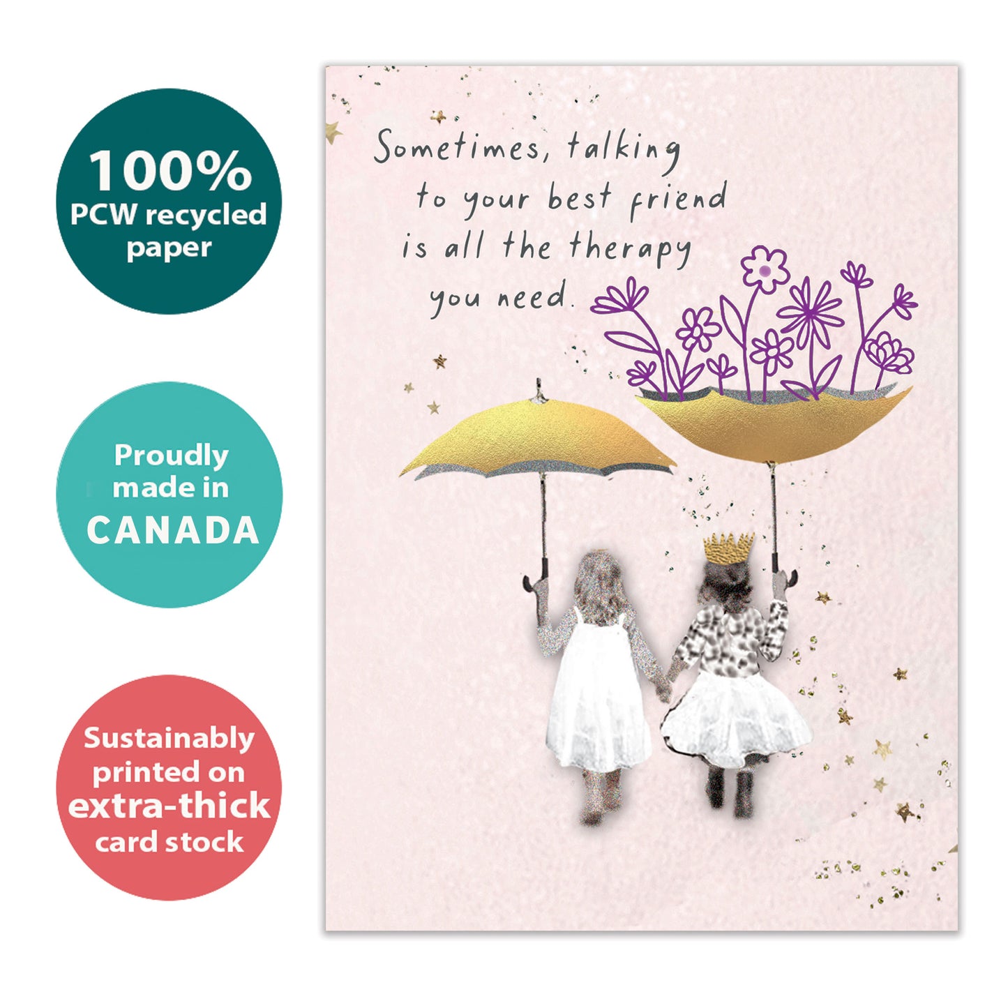 Wonderful Umbrellas Just Because Card