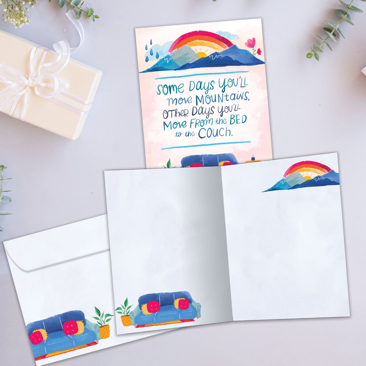 Couch Mountains Support & Encouragement Card