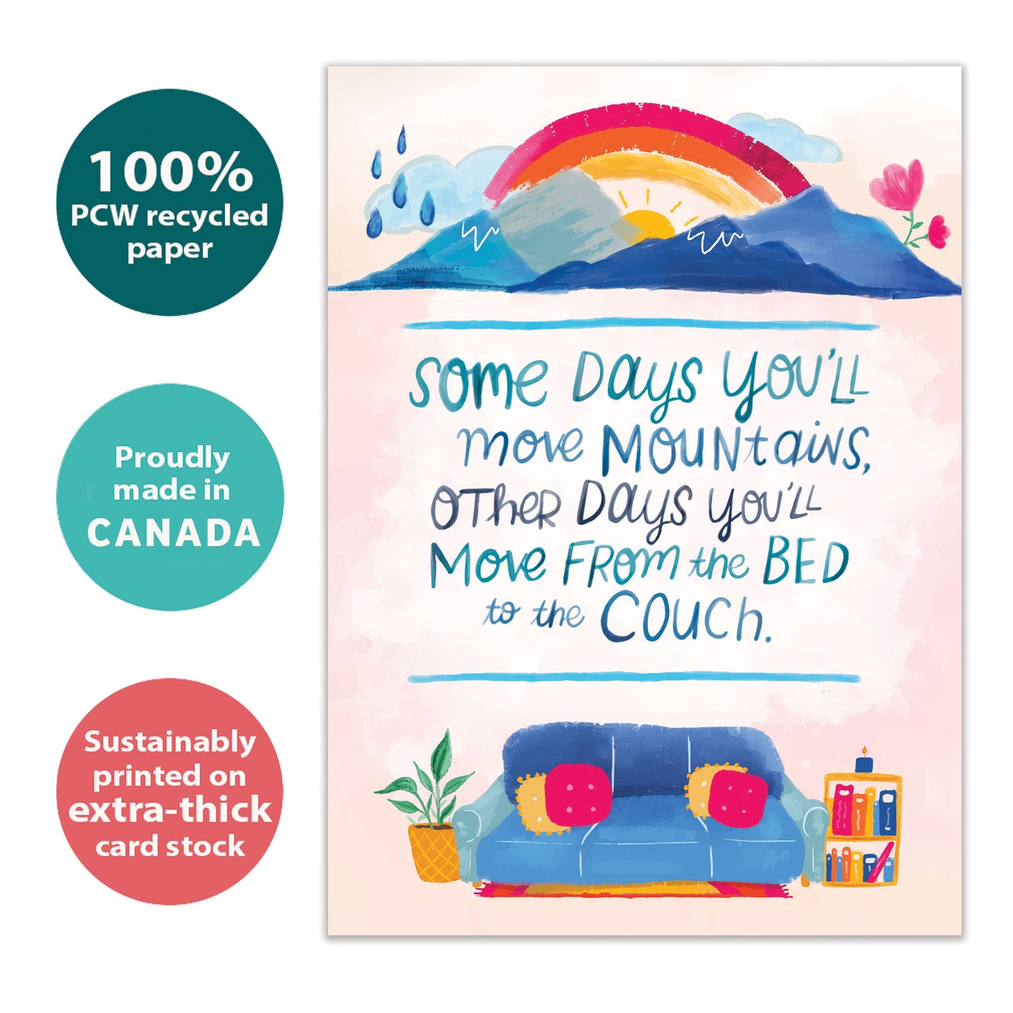Couch Mountains Support & Encouragement Card