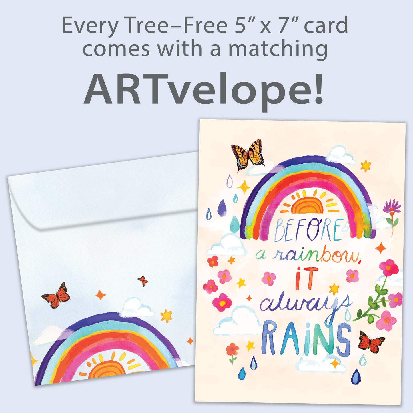 Always Rainbow Support & Encouragement Card