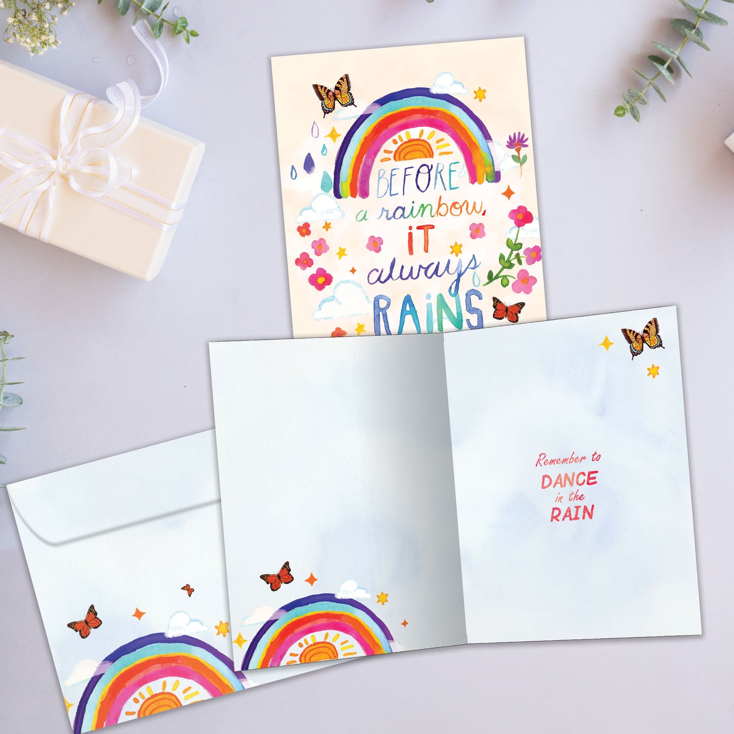 Always Rainbow Support & Encouragement Card