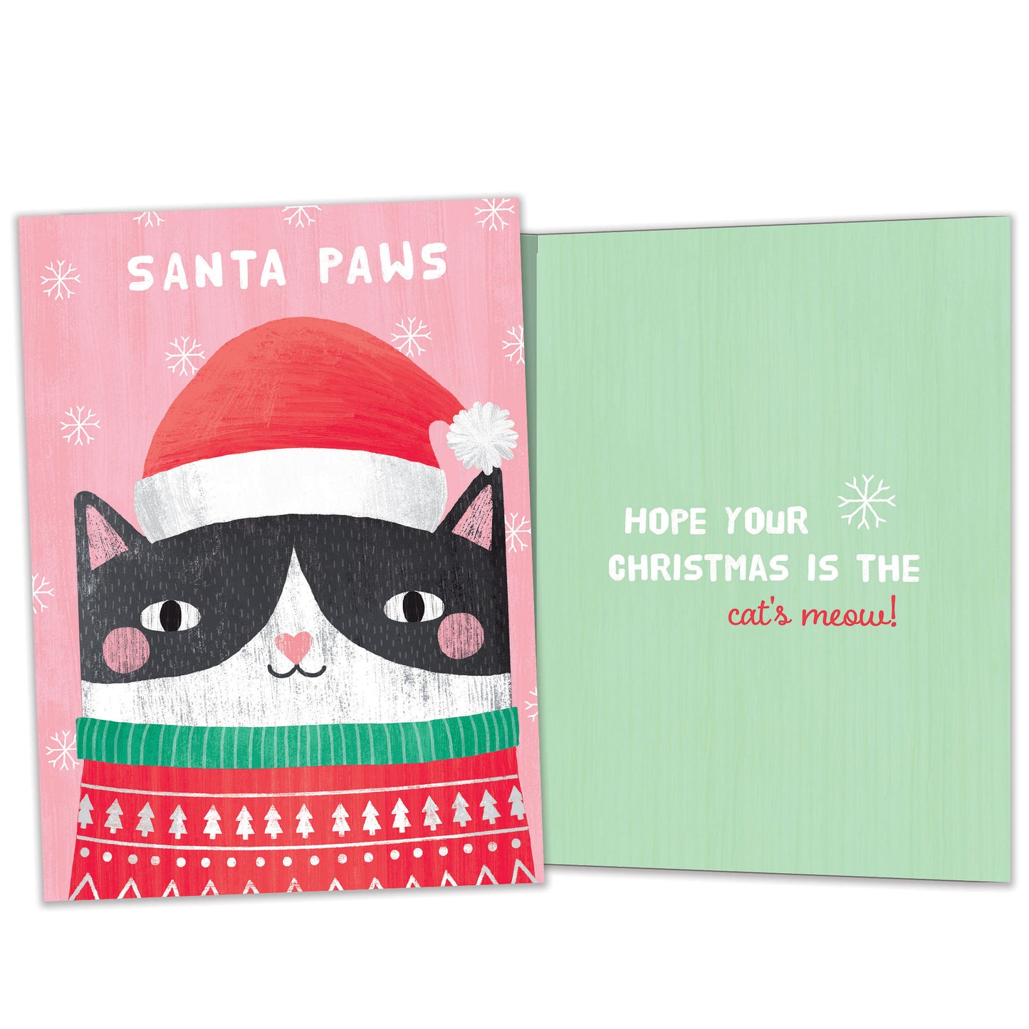 Santa Paws Christmas Card