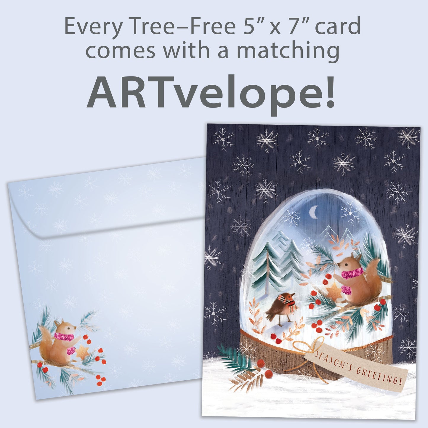 Sweet Snowglobe Christmas Card