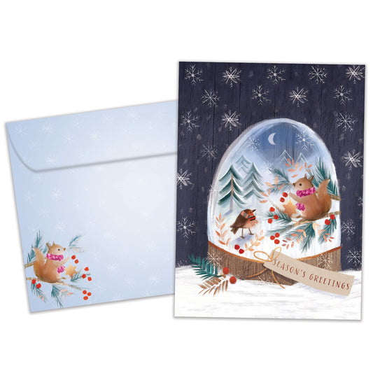 Sweet Snowglobe Christmas Card