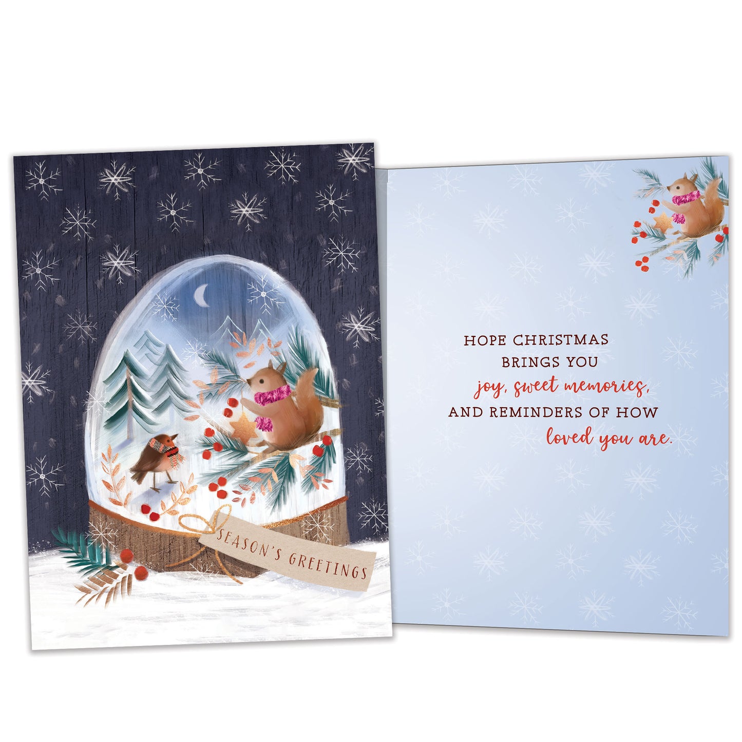 Sweet Snowglobe Christmas Card
