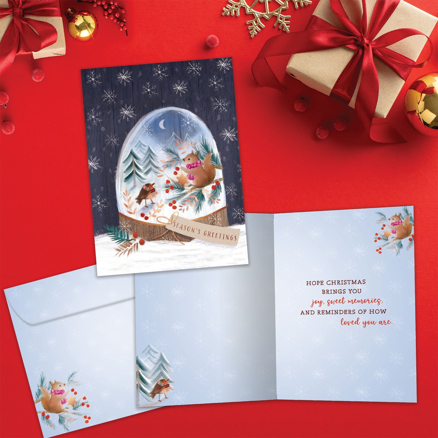 Sweet Snowglobe Christmas Card