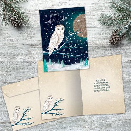 Solstice Owl Solstice Card