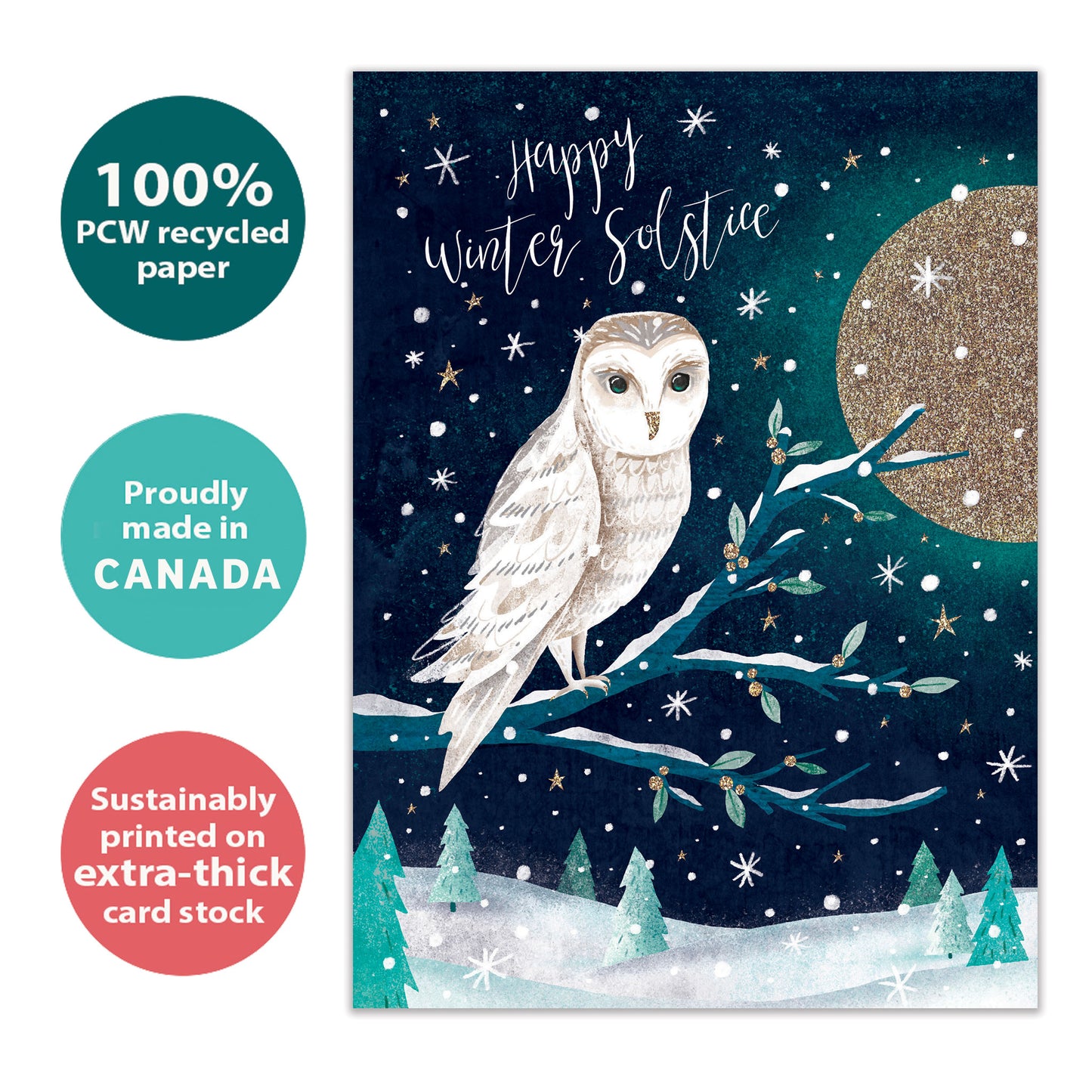 Solstice Owl Solstice Card