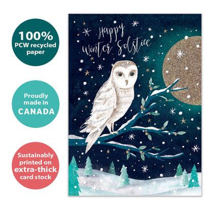 Solstice Owl Solstice Card