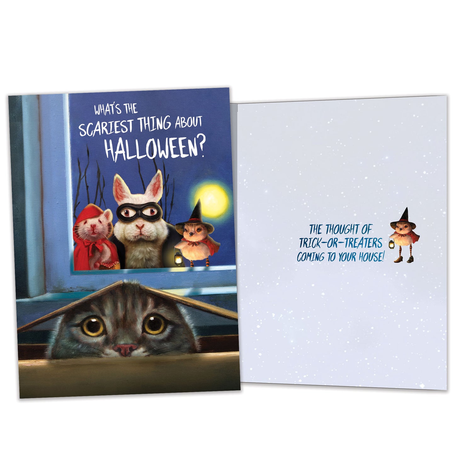 Without Masks Halloween Card