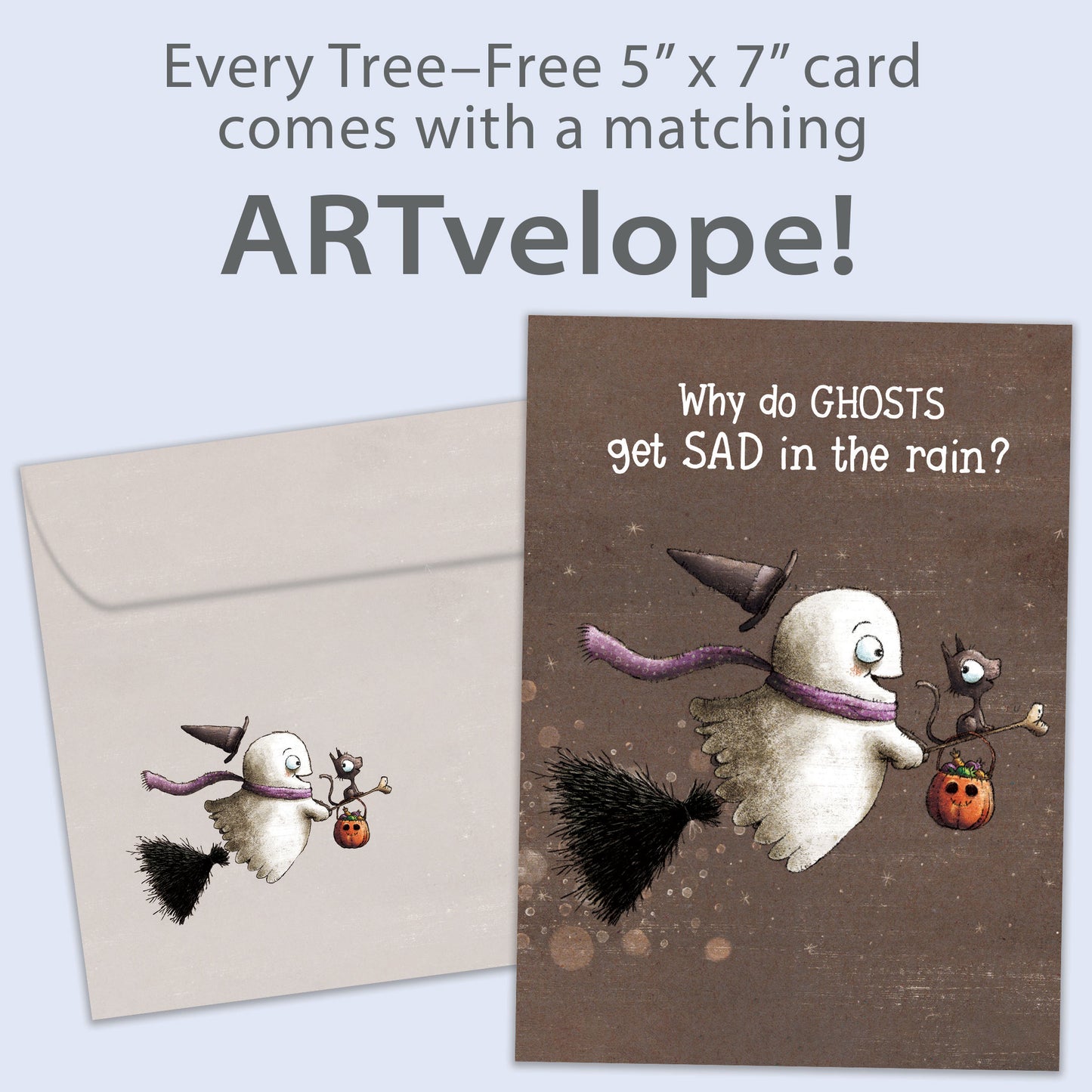 Spirits Joke Halloween Card