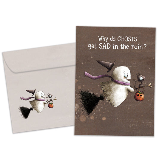 Spirits Joke Halloween Card