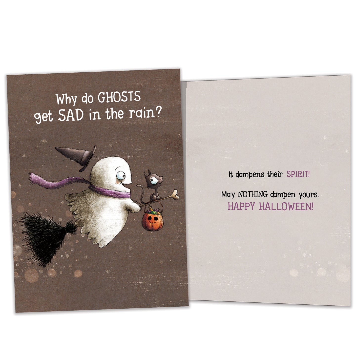 Spirits Joke Halloween Card