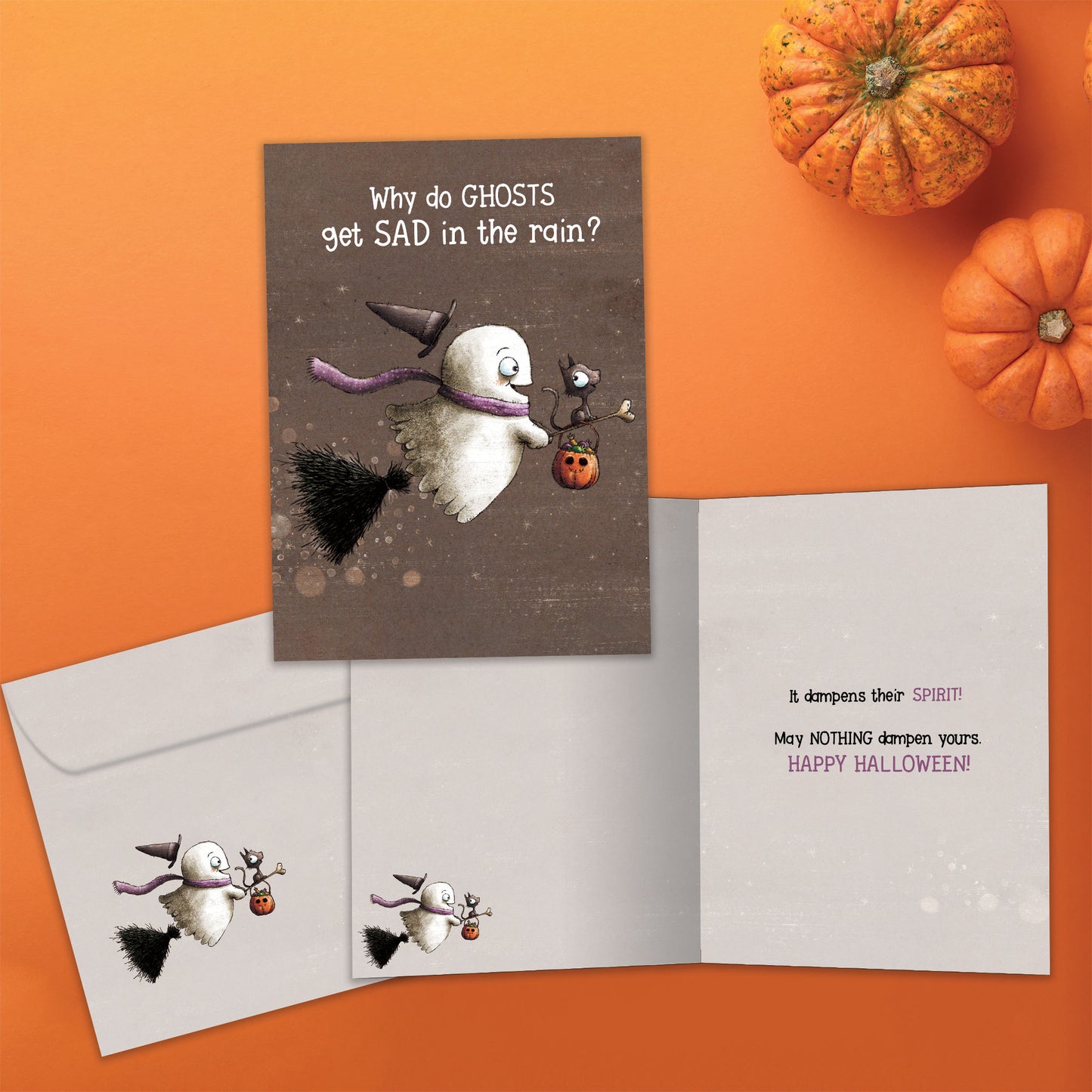 Spirits Joke Halloween Card