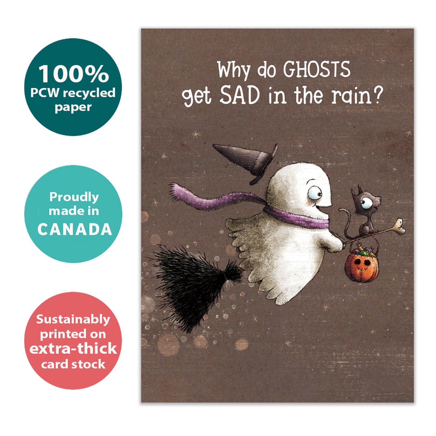 Spirits Joke Halloween Card