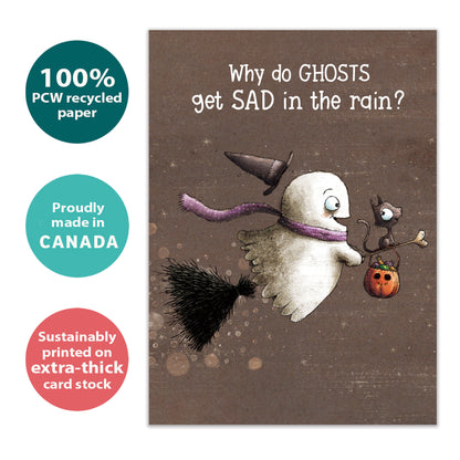 Spirits Joke Halloween Card