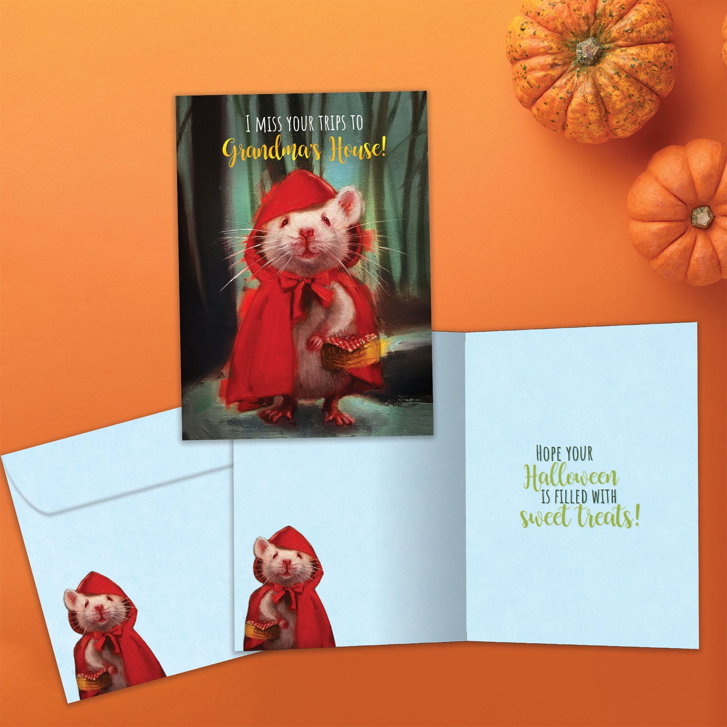 Grandma's House Halloween Card