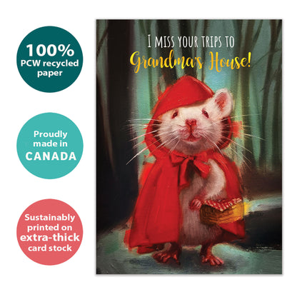 Grandma's House Halloween Card