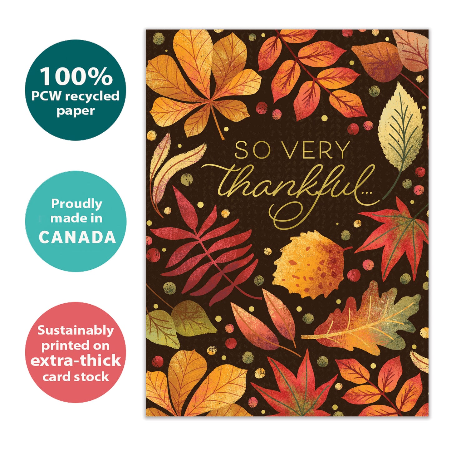 Very Thankful Thanksgiving Card