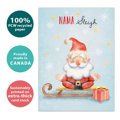 Nama Sleigh Christmas Card
