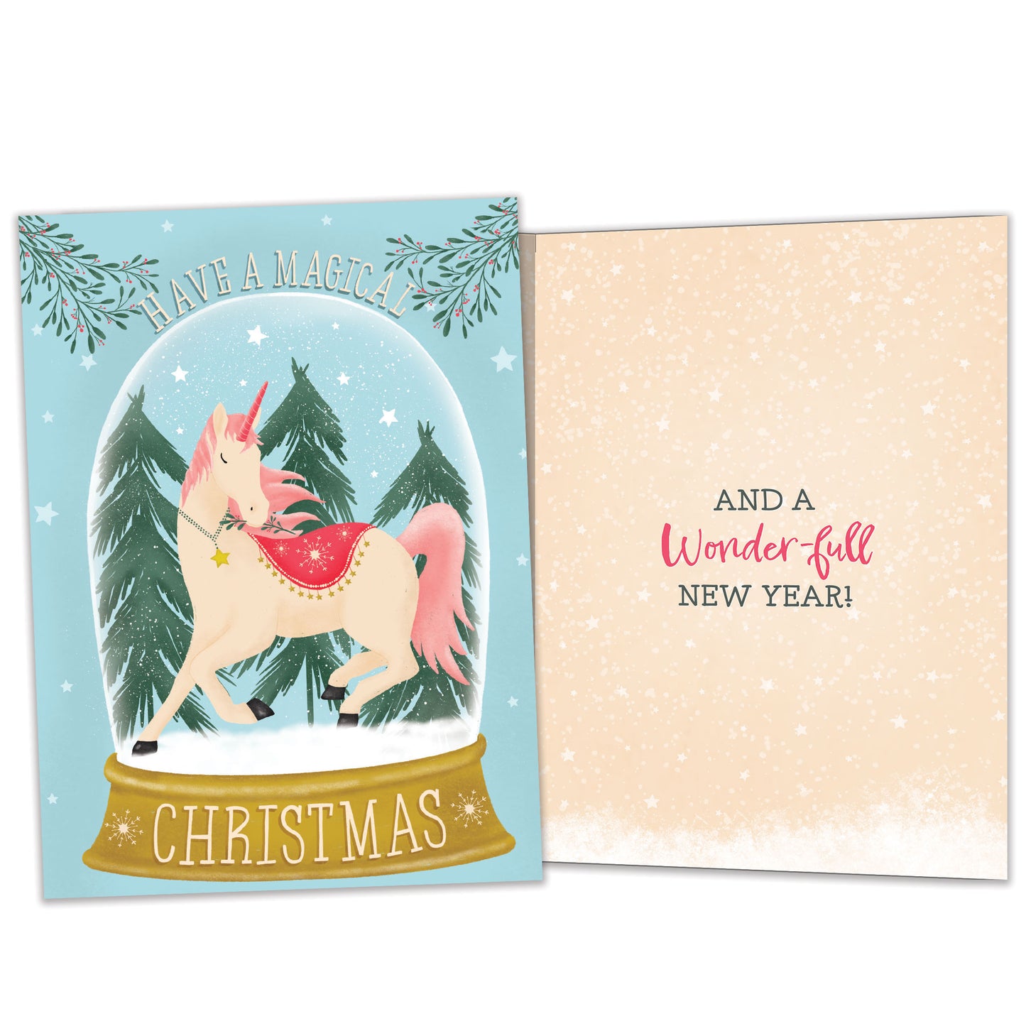 Christmas Unicorn Christmas Card