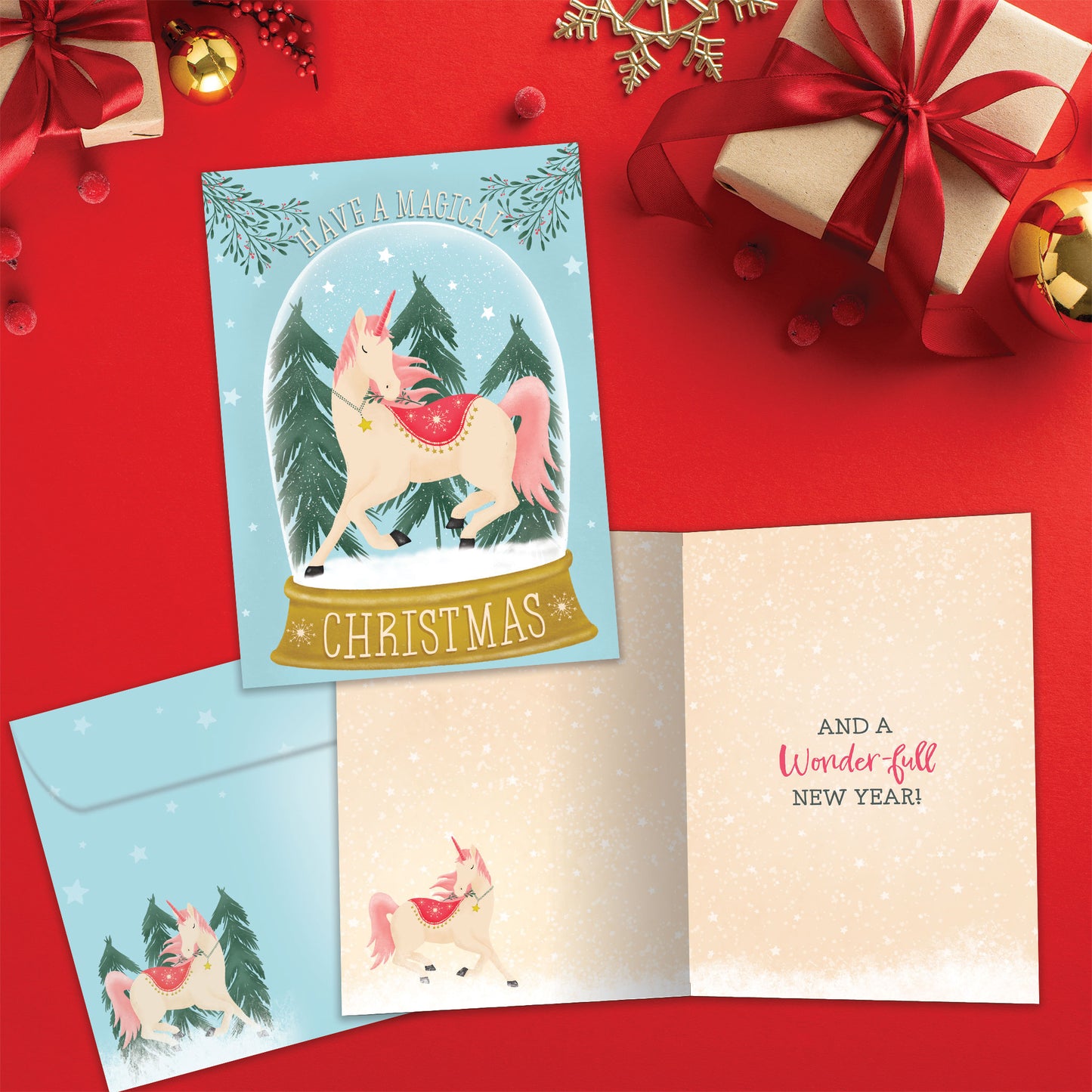 Christmas Unicorn Christmas Card